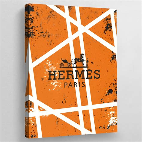 hermes painting canvas|hermes canvas artwork.